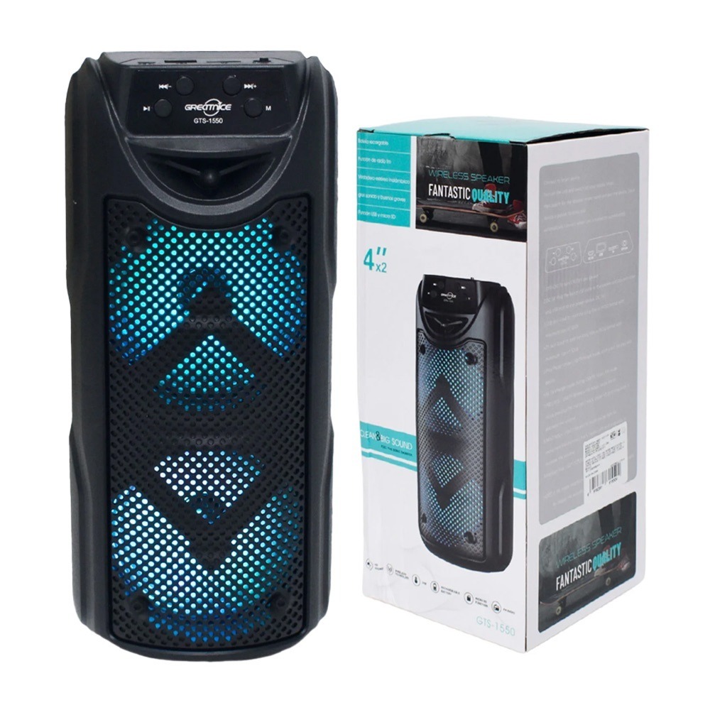 GREATNICE GTS-1550 Dual 4" Wireless Bluetooth Speaker - Image 3